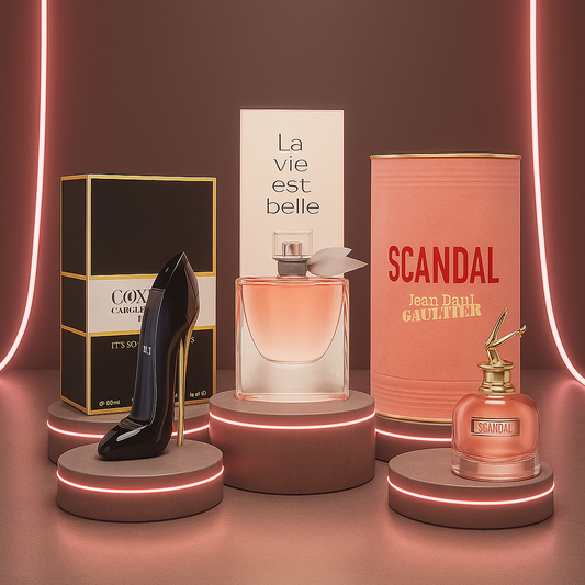 Luxury Ladies” Packs – 1 Carolina Herrera Good Girl, 1 Coco Mademoiselle – Chanel, Lancôme Idôle 100ml