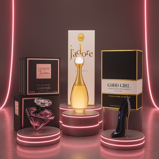 Woman of Attitude” Packs – Good Girl, La Nuit Trésor, and J’adore 100ml